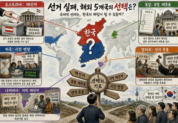 선거 실패 해외 5개국 비교