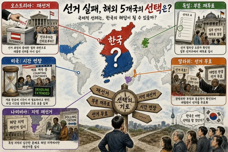 선거 실패 해외 5개국 비교